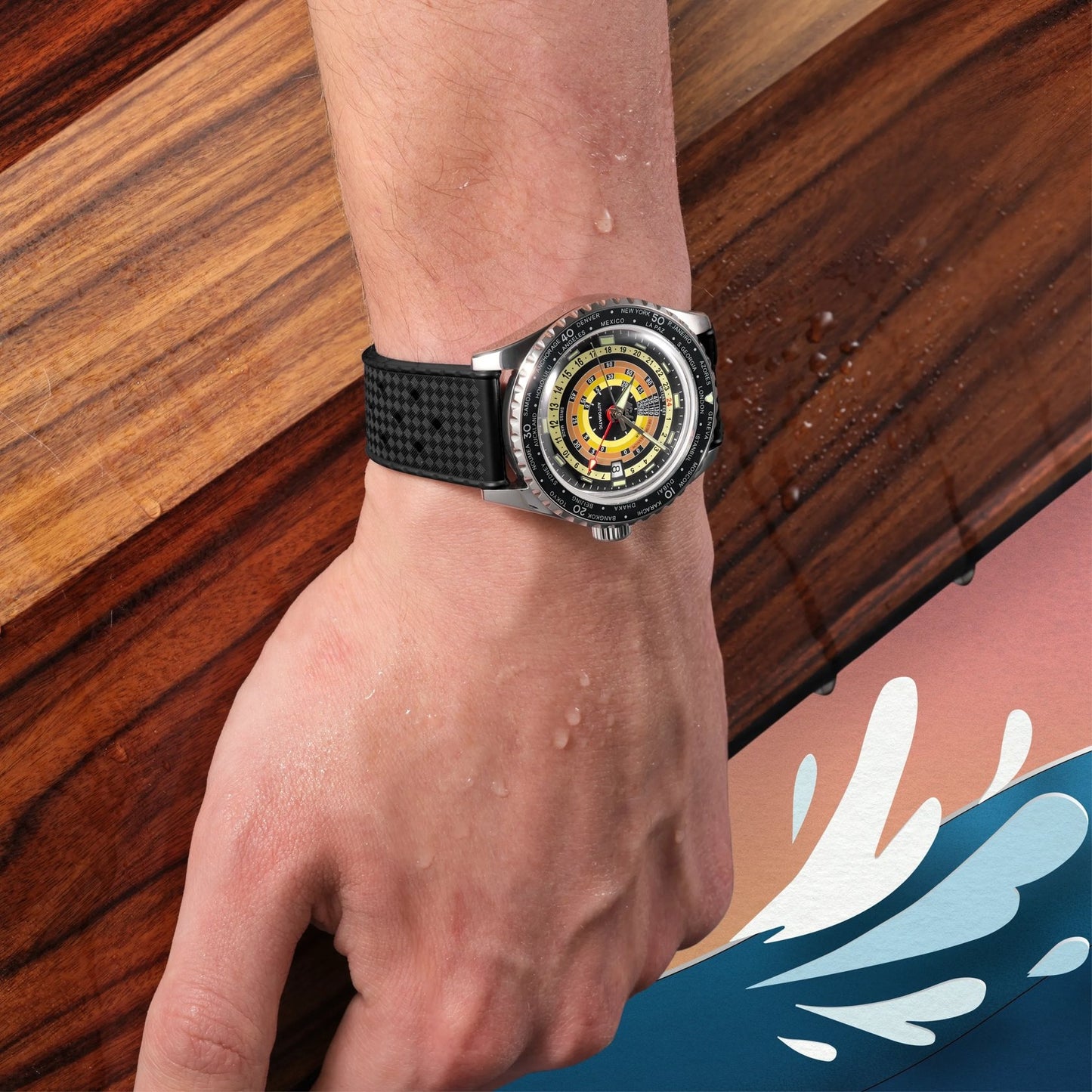 MIDO Ocean Star Decompression Worldtimer 40.5mm M026.829.17.051.00 M0268291705100 Special edition (1 Extra Strap)