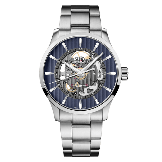 MIDO Multifort Skeleton Vertigo 42mm M038.436.11.041.00 M0384361104100