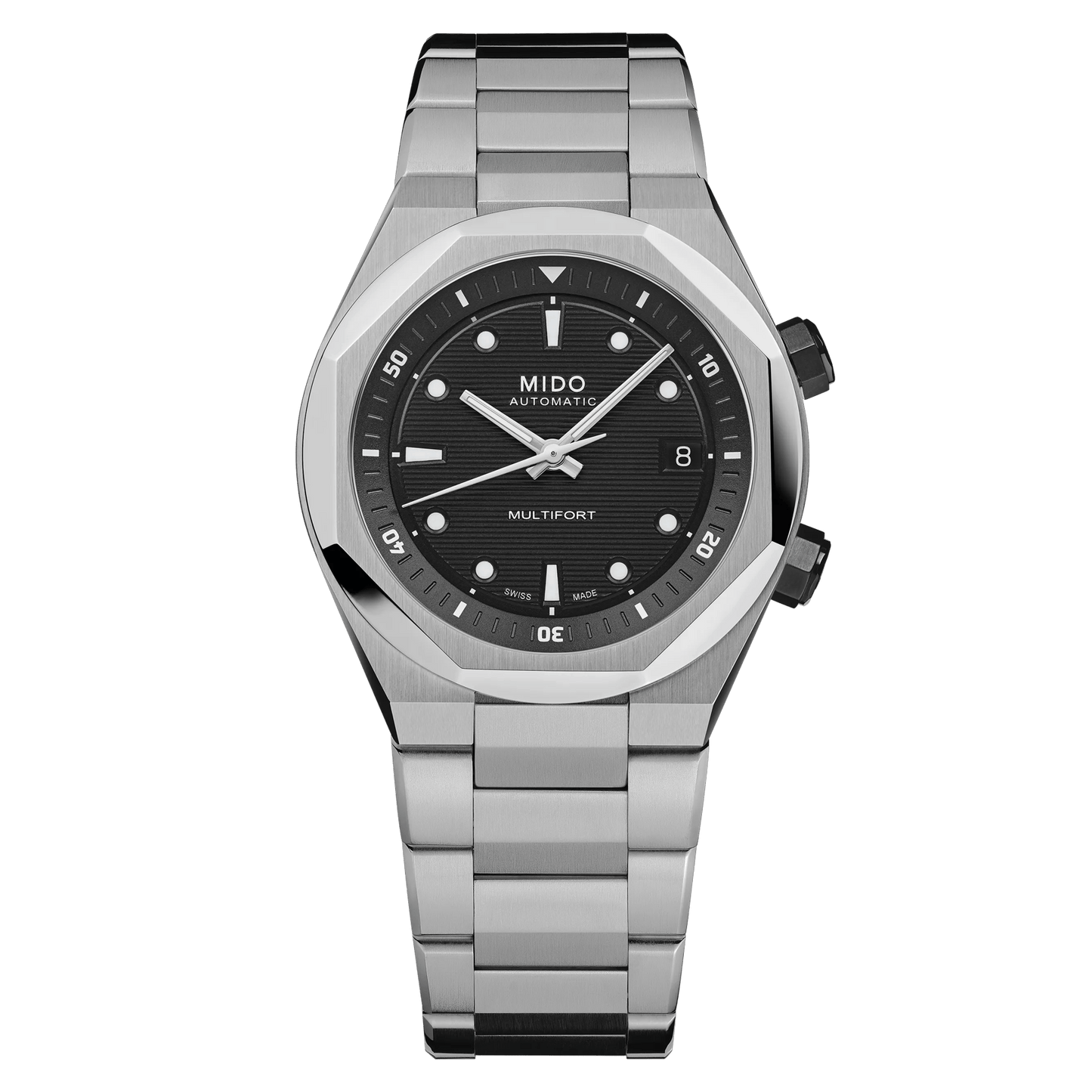 MIDO Multifort 8 Two Crowns 38.4 x 40mm M047.507.11.051.00 M0475071105100