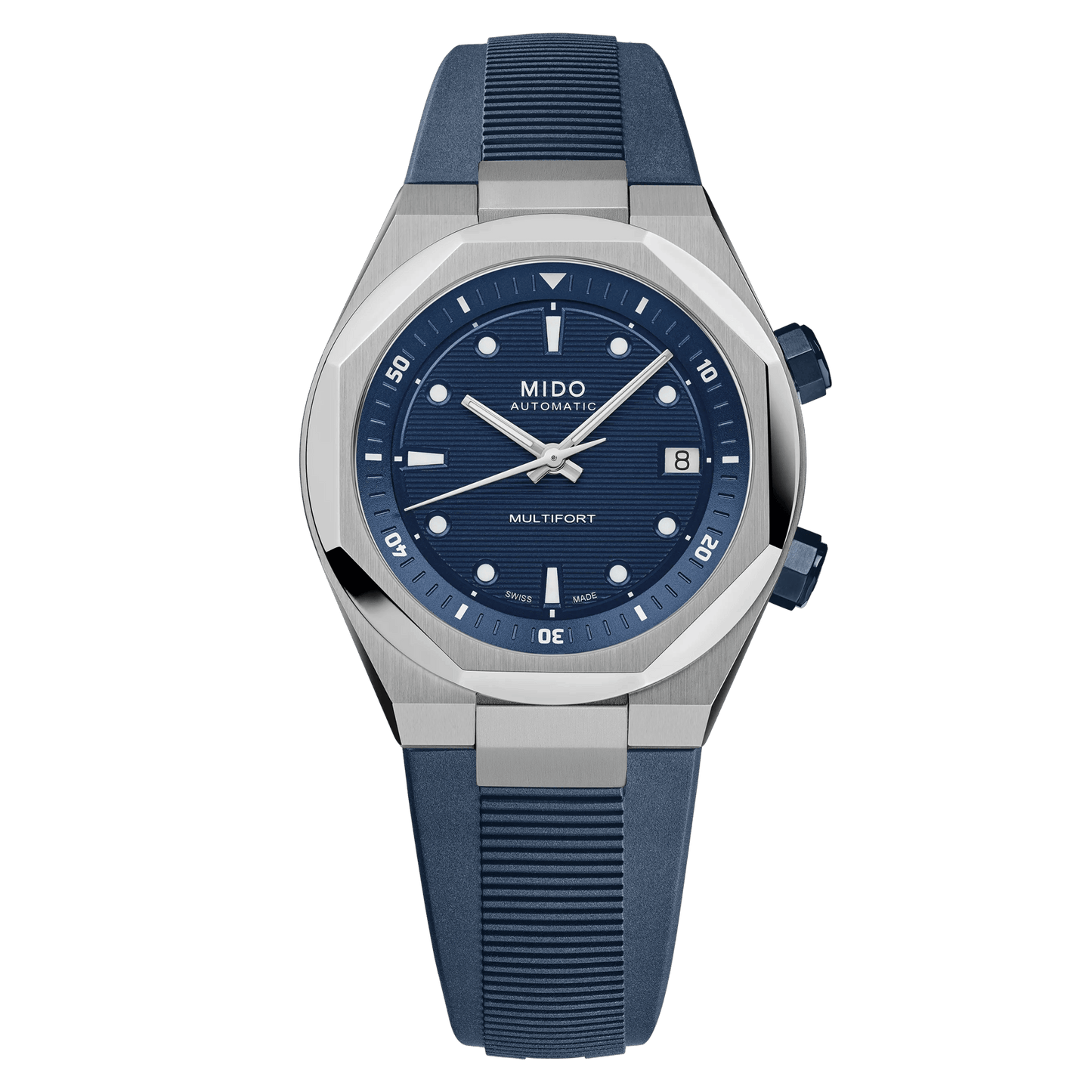 MIDO Multifort 8 Two Crowns 38.4 x 40mm M047.507.17.041.00 M0475071704100
