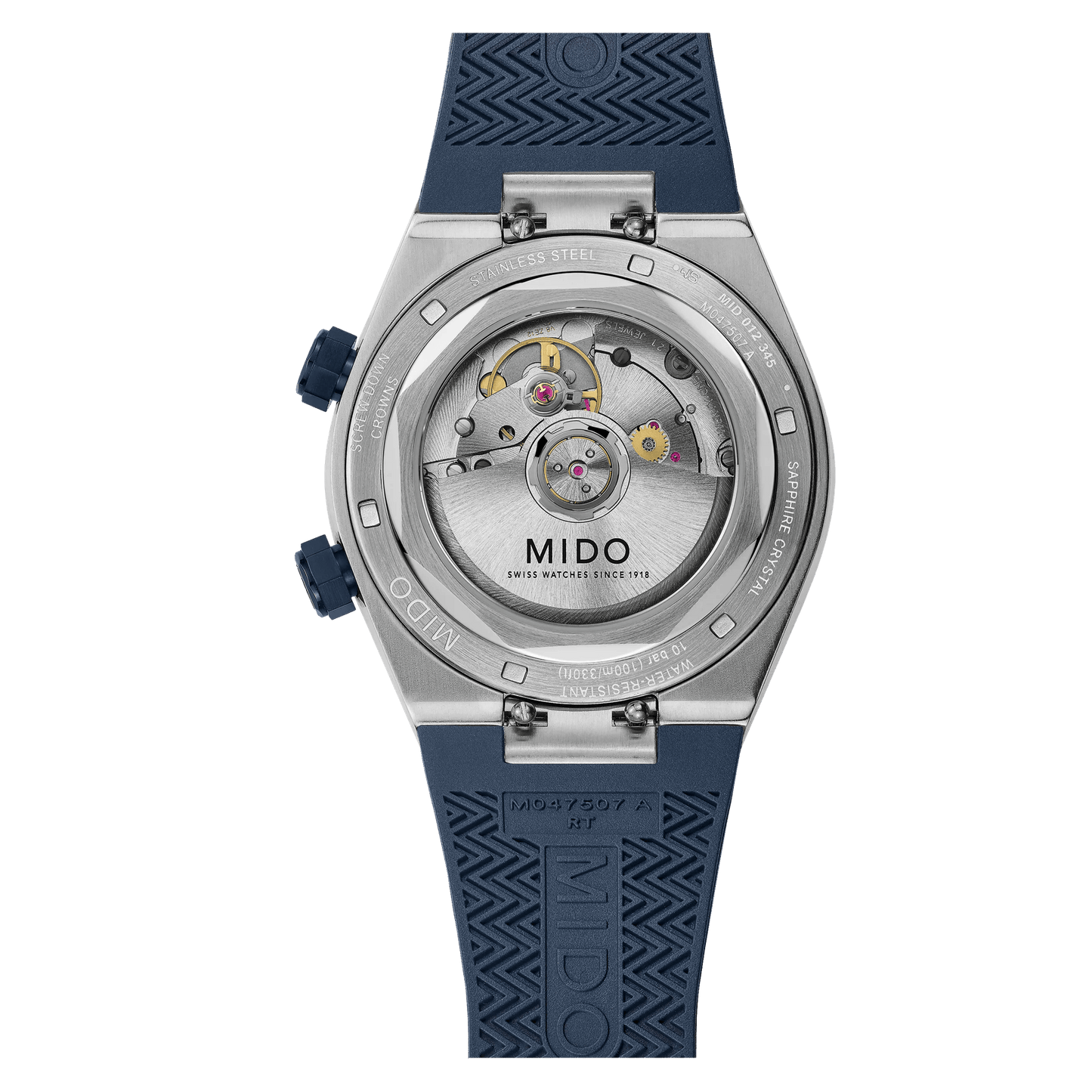 MIDO Multifort 8 Two Crowns 38.4 x 40mm M047.507.17.041.00 M0475071704100