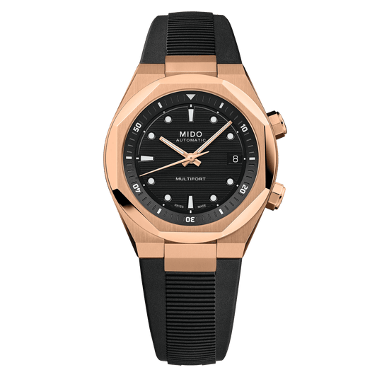 MIDO Multifort 8 Two Crowns 38.4 x 40mm M047.507.37.051.00 M0475073705100