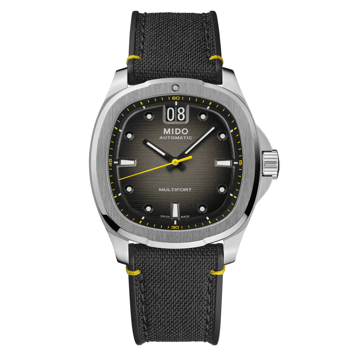 MIDO Multifort TV Big Date 39.2 x 40mm M049.526.17.081.01 M0495261708101