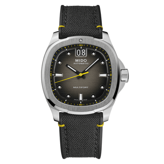 MIDO Multifort TV Big Date 39.2 x 40mm M049.526.17.081.01 M0495261708101
