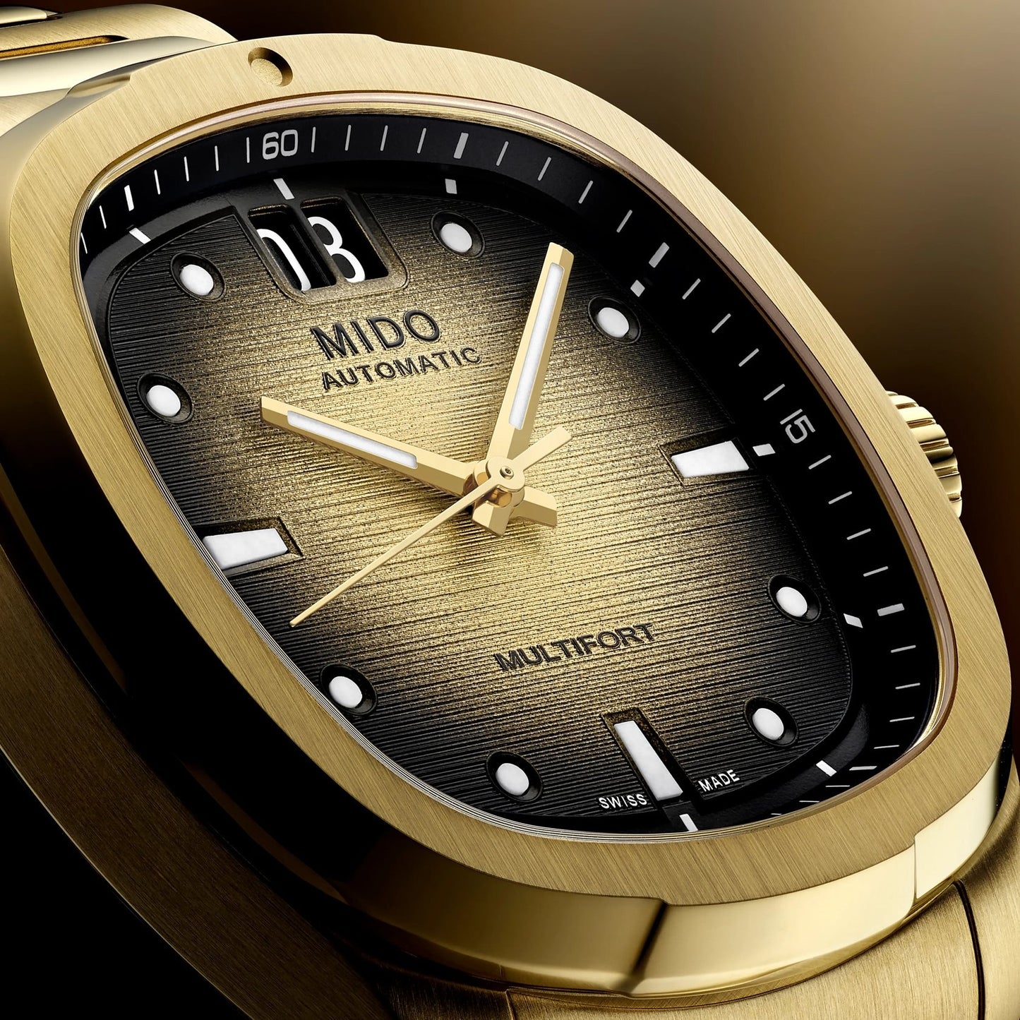 MIDO Multifort TV Big Date 39.2 x 40mm M049.526.33.021.00 M0495263302100 Special edition (1 Extra Strap)