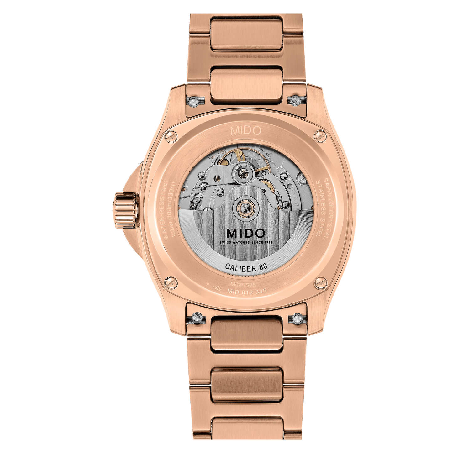 MIDO Multifort TV Big Date 39.2 x 40mm M049.526.33.041.00 M0495263304100