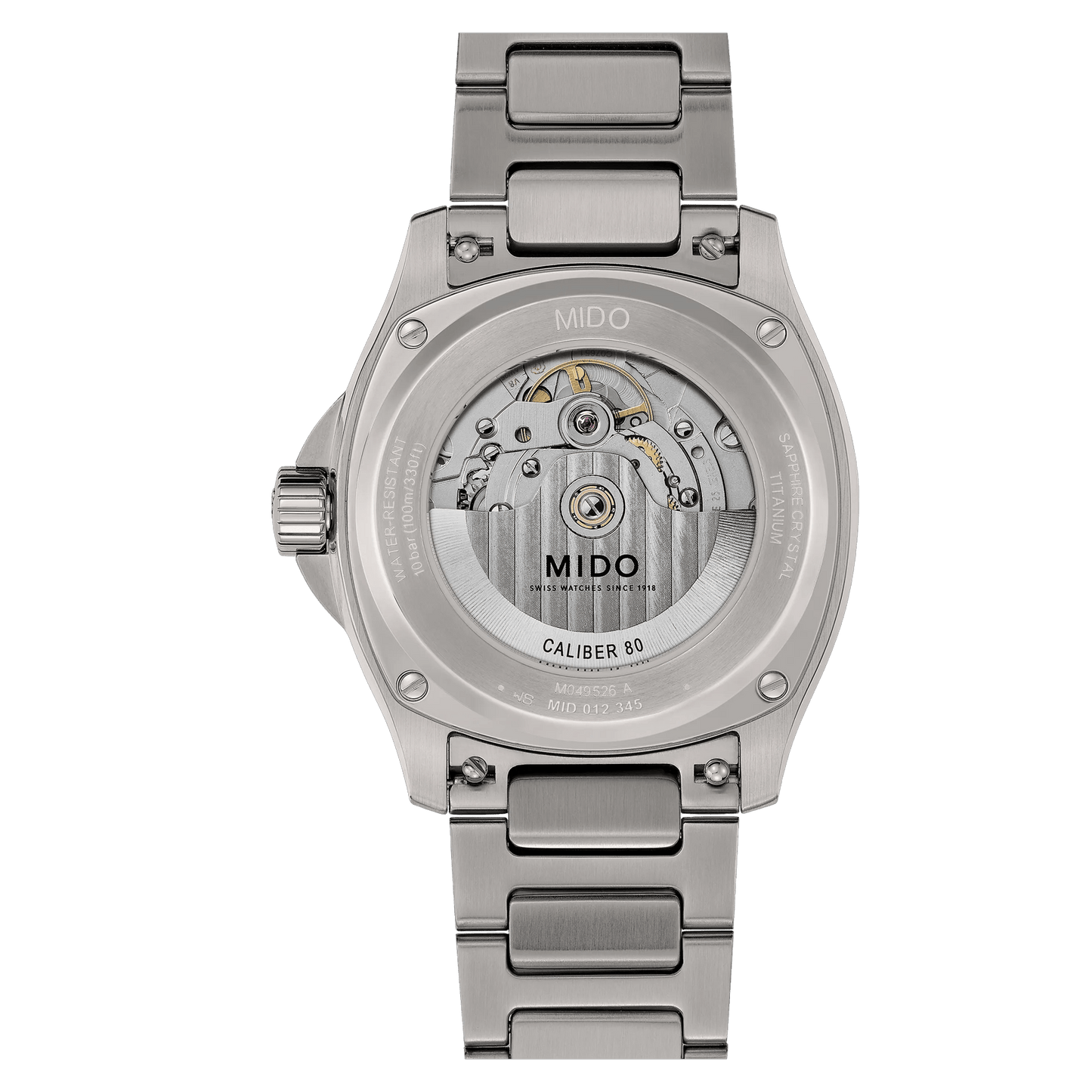 MIDO Multifort TV Big Date Titanium 39.2 x 40mm M049.526.44.081.00 M0495264408100