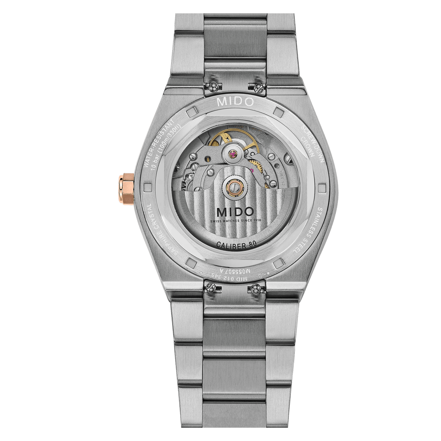 MIDO Multifort 8 One Crown 38.4 x 40mm M055.507.22.051.00 M0555072205100