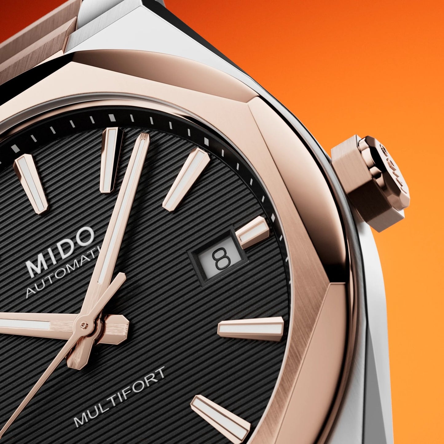MIDO Multifort 8 One Crown 38.4 x 40mm M055.507.22.051.00 M0555072205100