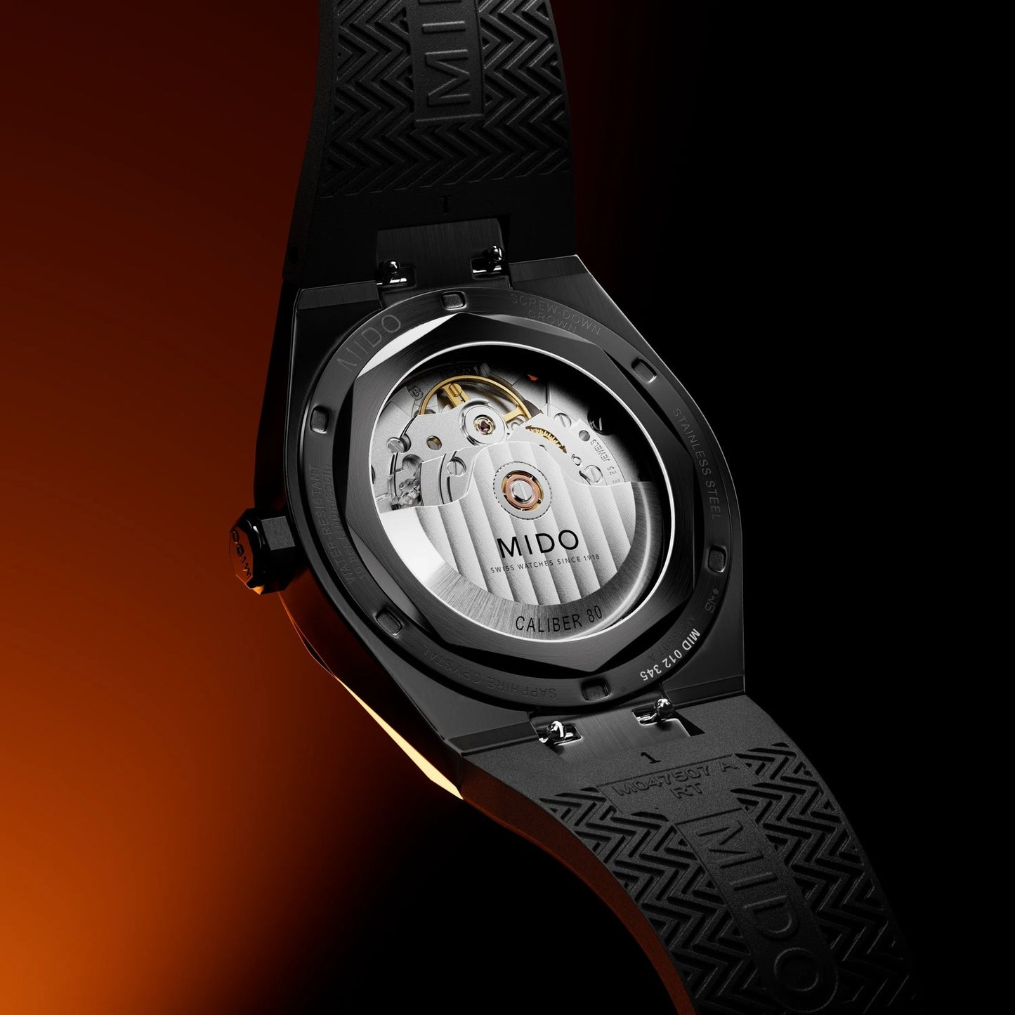 MIDO Multifort 8 One Crown 38.4 x 40mm M055.507.37.051.00 M0555073705100