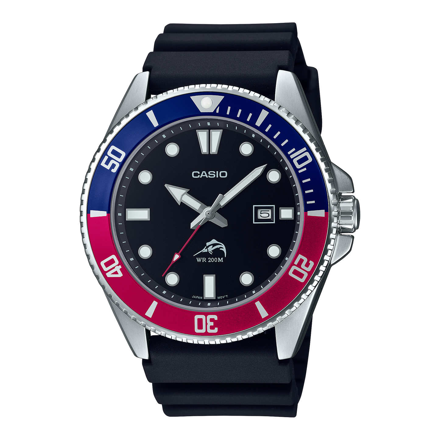 Casio Pepsi 'Duro' MDV106B-1A2V Anti Reverse Bezel Watch MDV-106B-1A2V