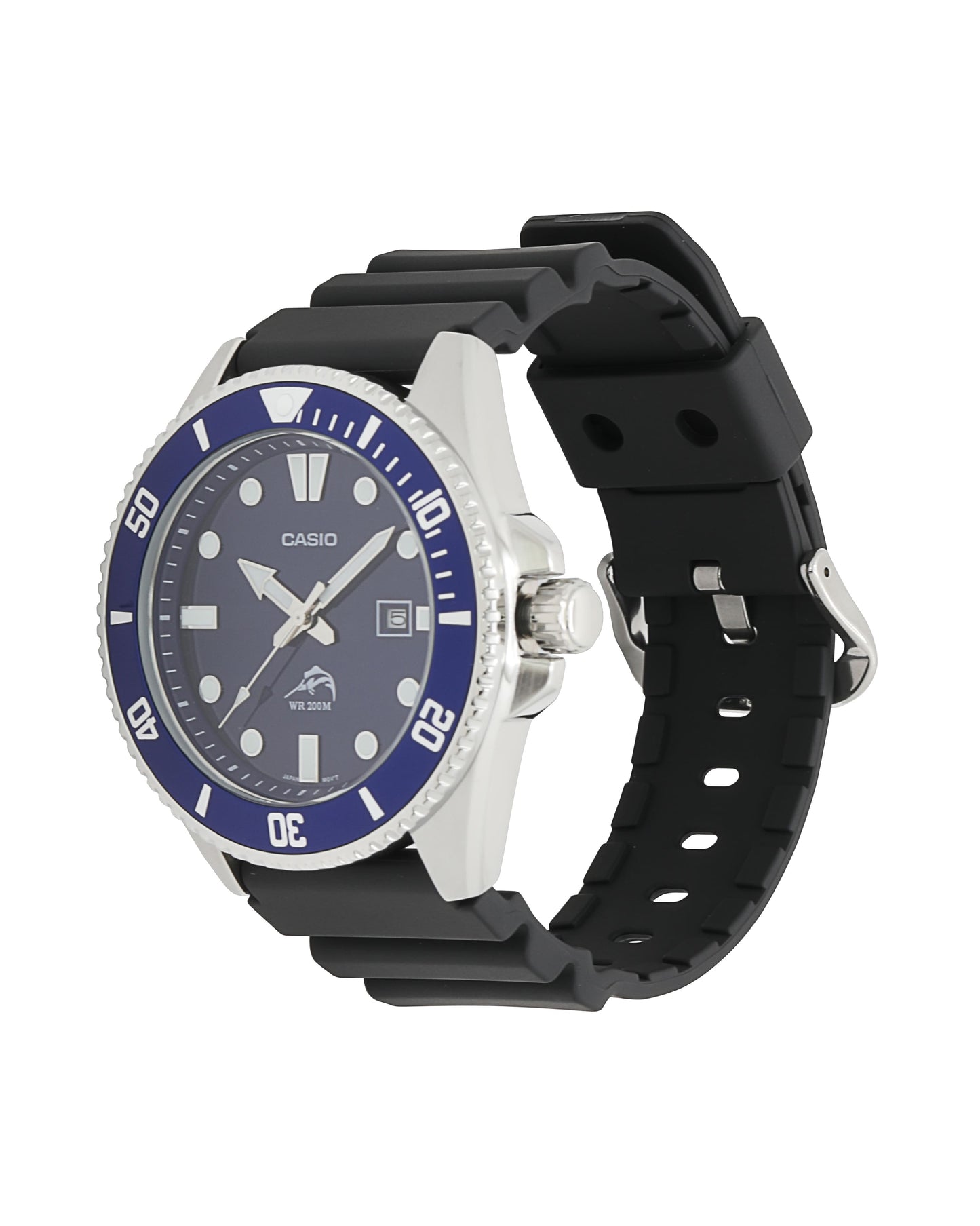 Casio Blue 'Duro' MDV106B-2AV Anti Reverse Bezel Watch