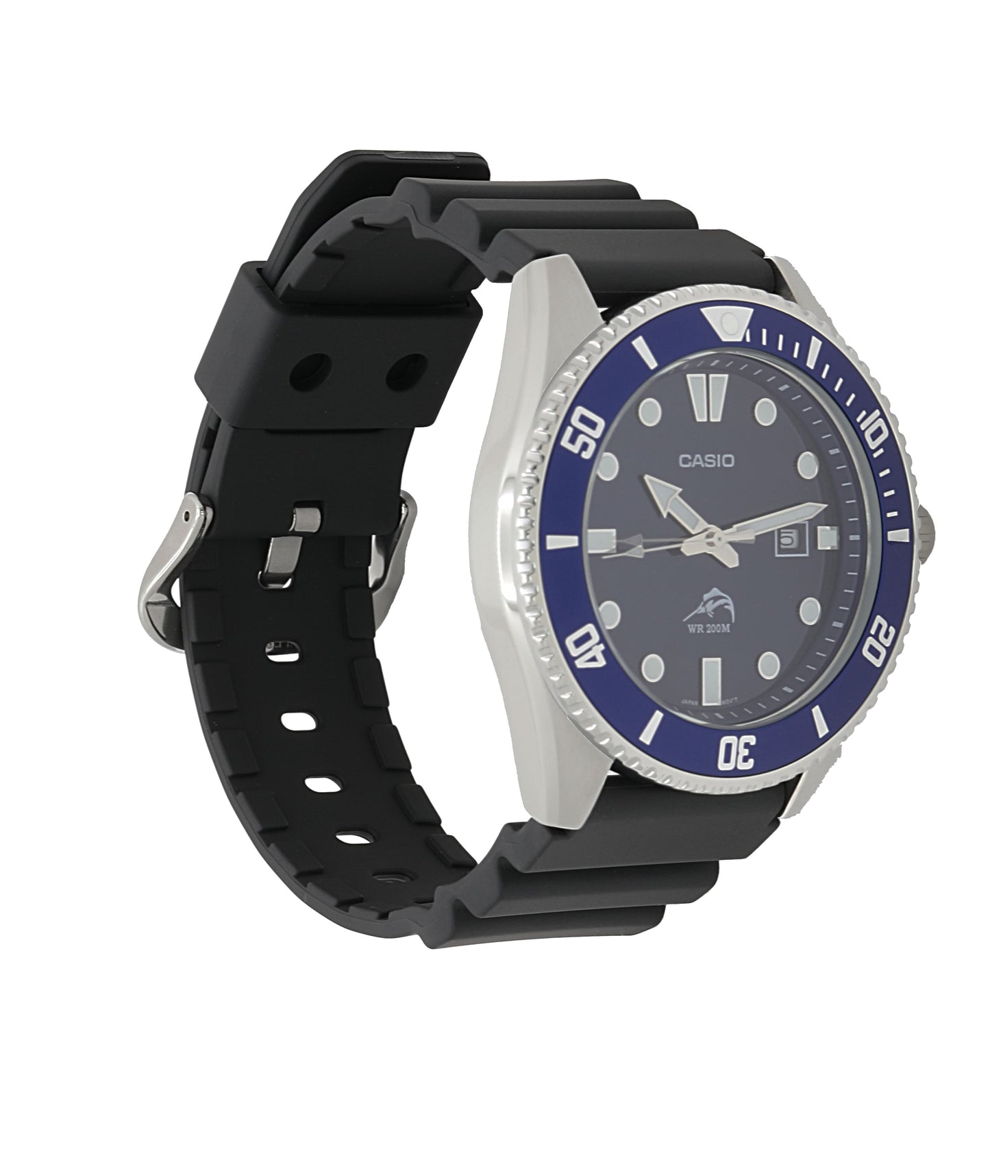 Casio Blue 'Duro' MDV106B-2AV Anti Reverse Bezel Watch