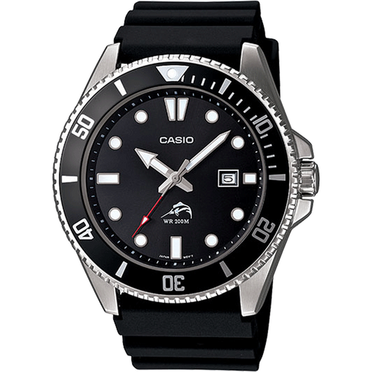 Casio Black 'Duro' MDV106-1AV Anti Reverse Bezel Watch MDV-106-1AV