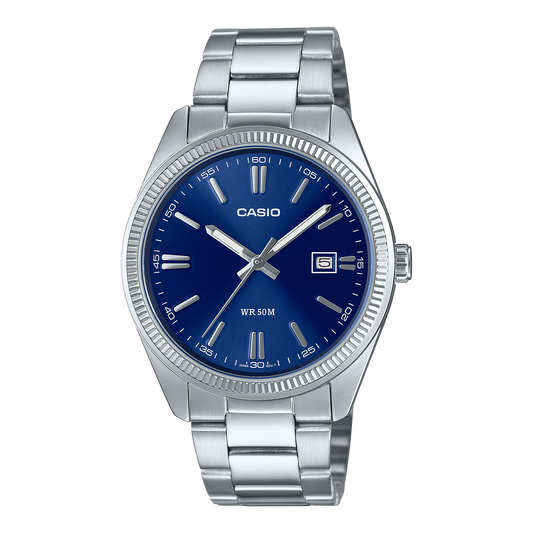 CASIO VINTAGE WATCH BLUE DIAL MTP1302D-2AVT  MTP-1302D-2AVT
