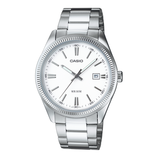 CASIO VINTAGE WATCH WHITE  DIAL MTP-1302PD-7A1V MTP1302PD-7A1V