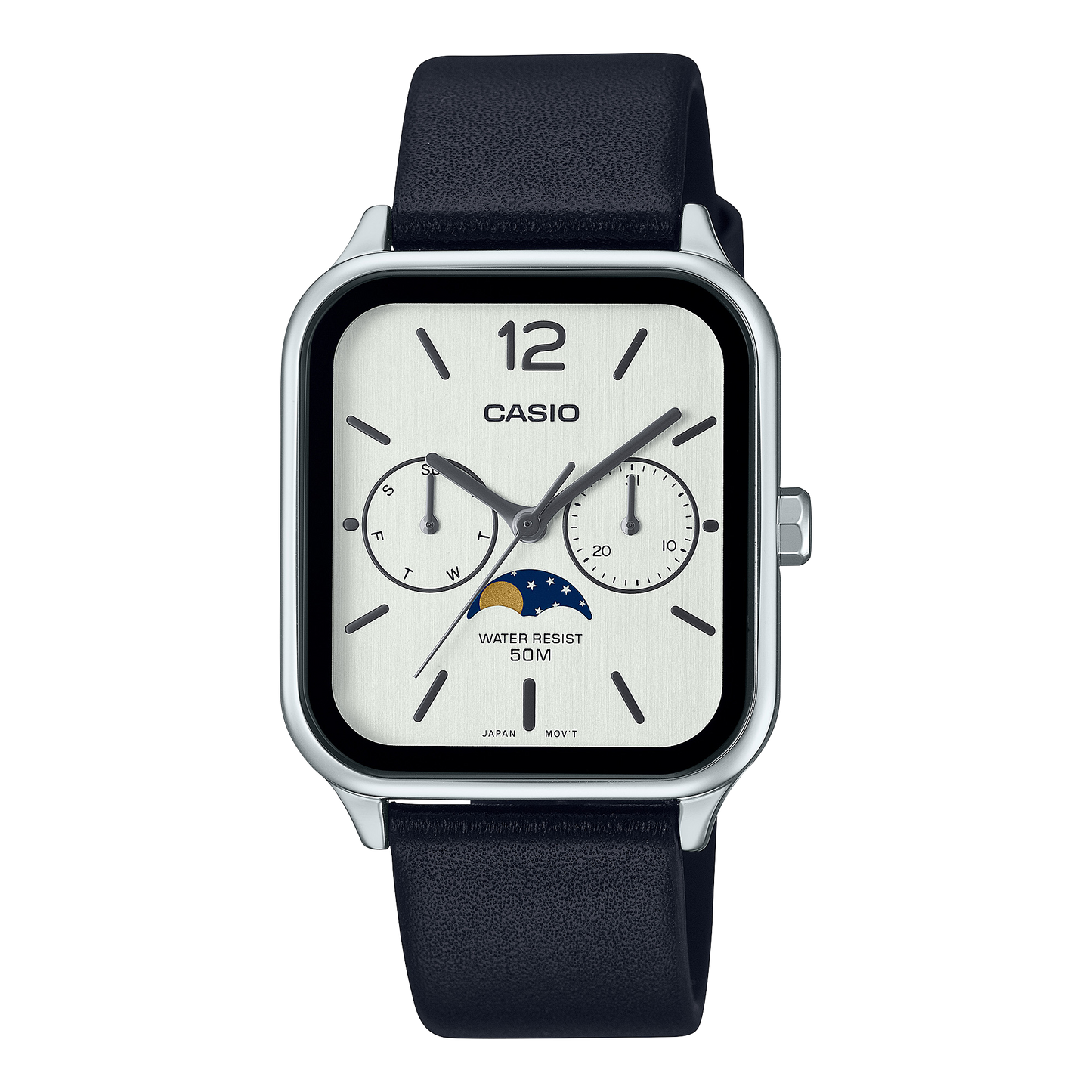 CASIO MOON PHASE MTP-M305L-7AV MTPM305LC-7AV