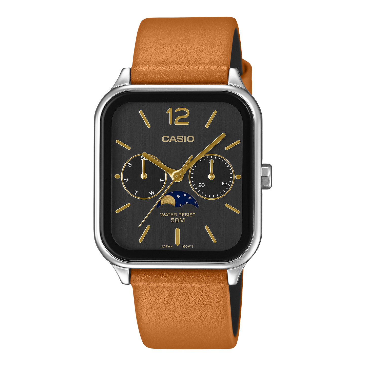 CASIO MTPM305LC-1 MOON PHASE MTP-M305LC-1AV