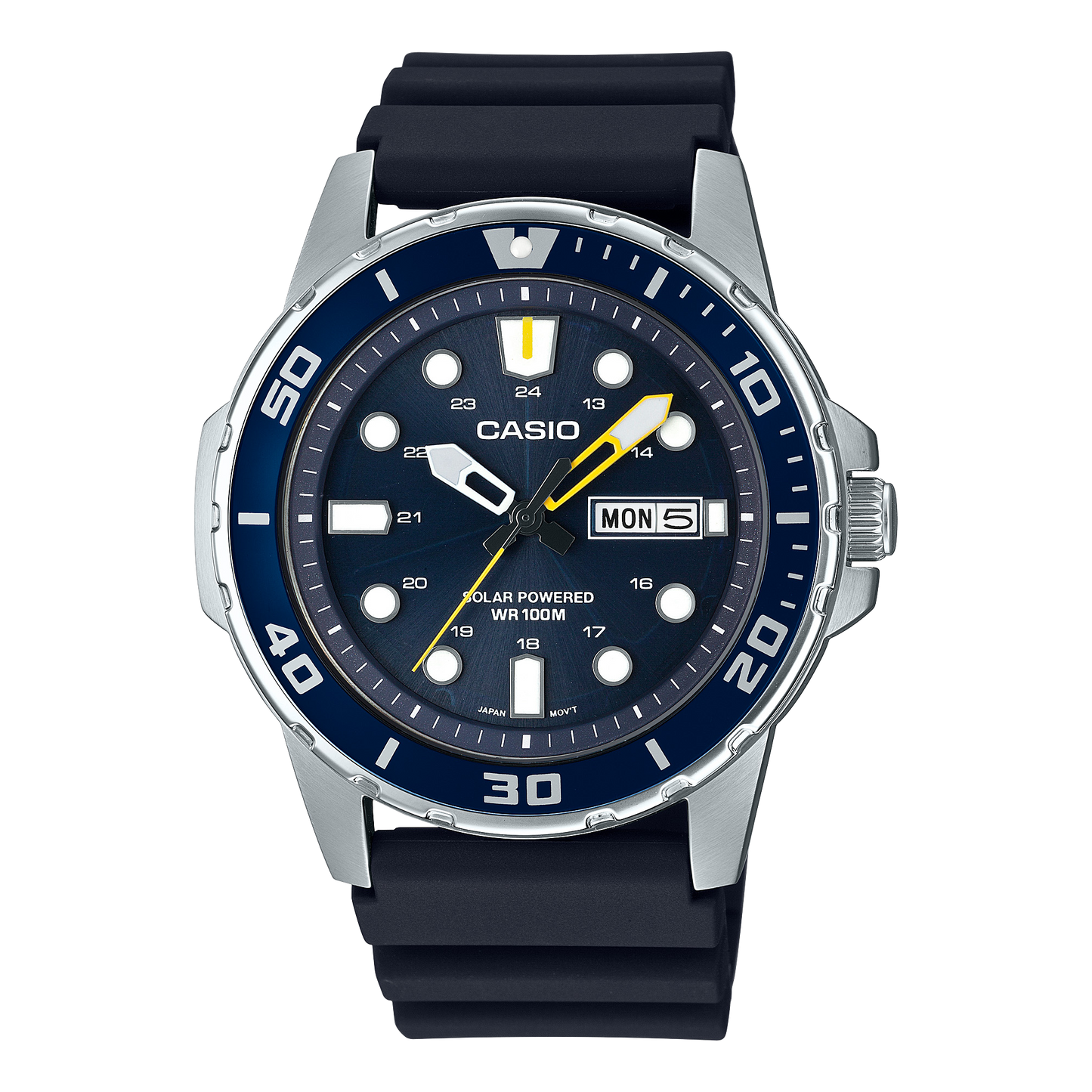 CASIO Solar Powered Analog Diver Watch MTPS110-2AV