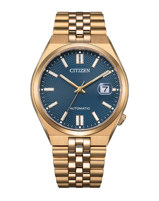 Citizen Automatic NK0023-57L Blue Dial Rosegold PVD