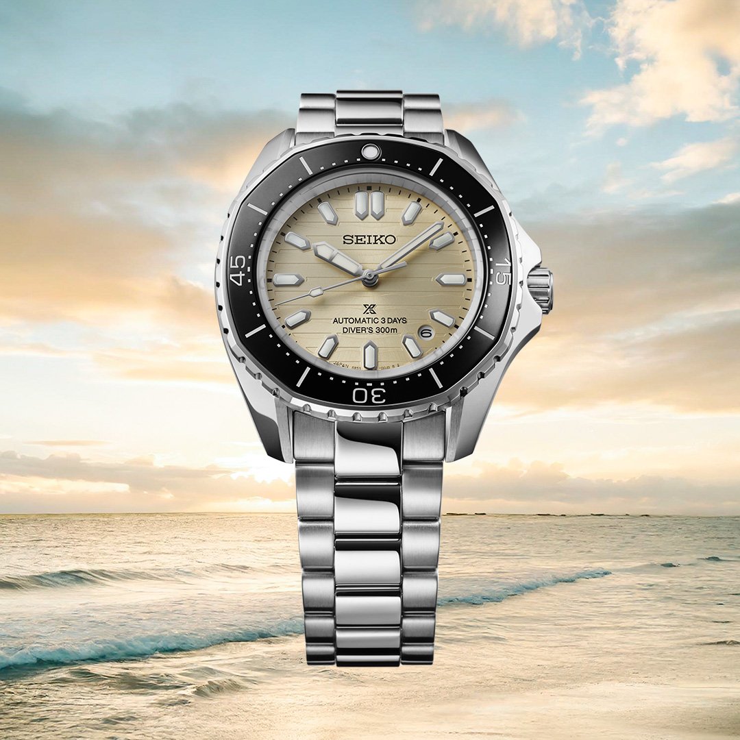 Seiko Prospex Diver’s Watch – Polygonal in pearl-white SPB481J1  SPB481