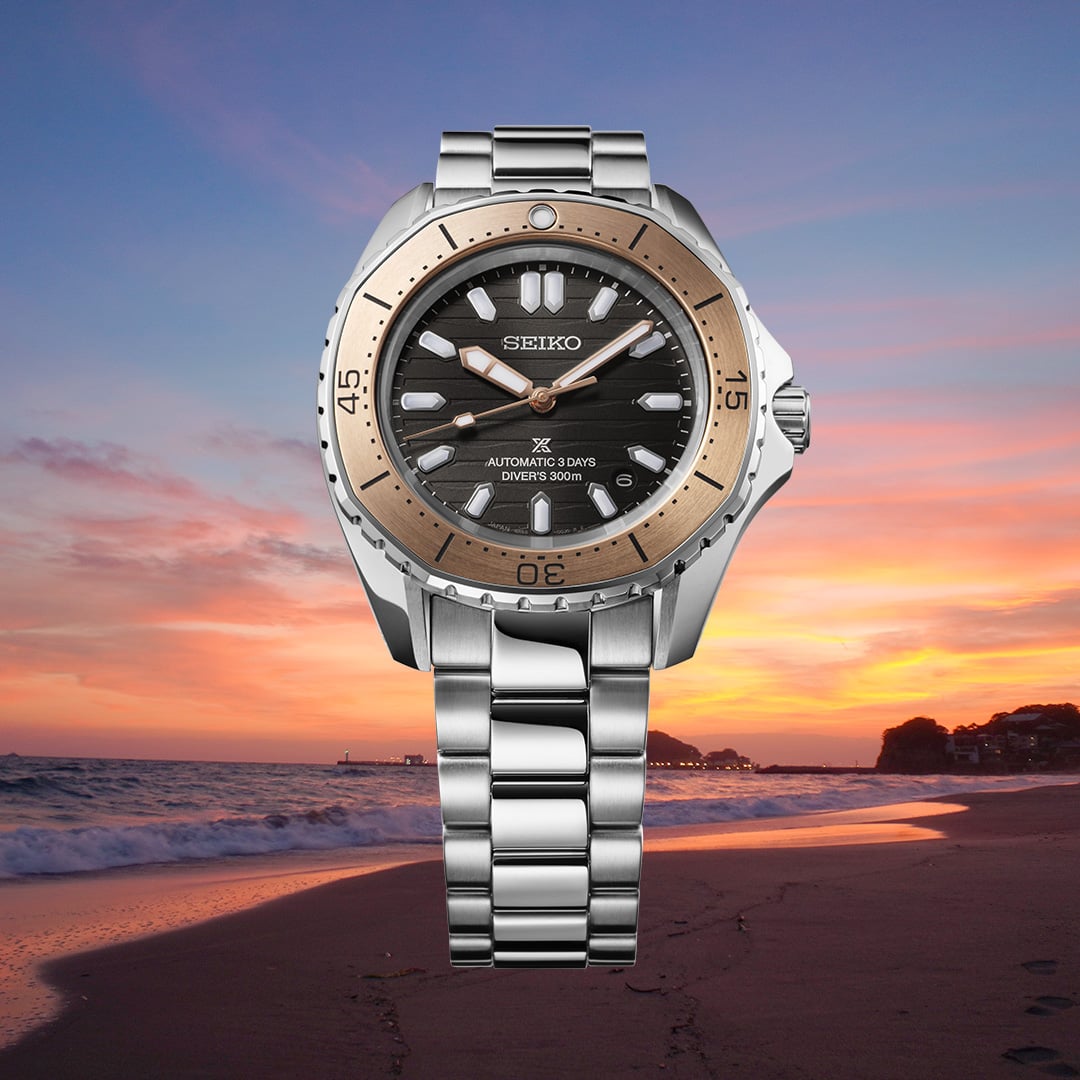 Seiko SPB485 Prospex Diver’s Watch – Polygonal in Ocean grey & bronze tone SPB485J1