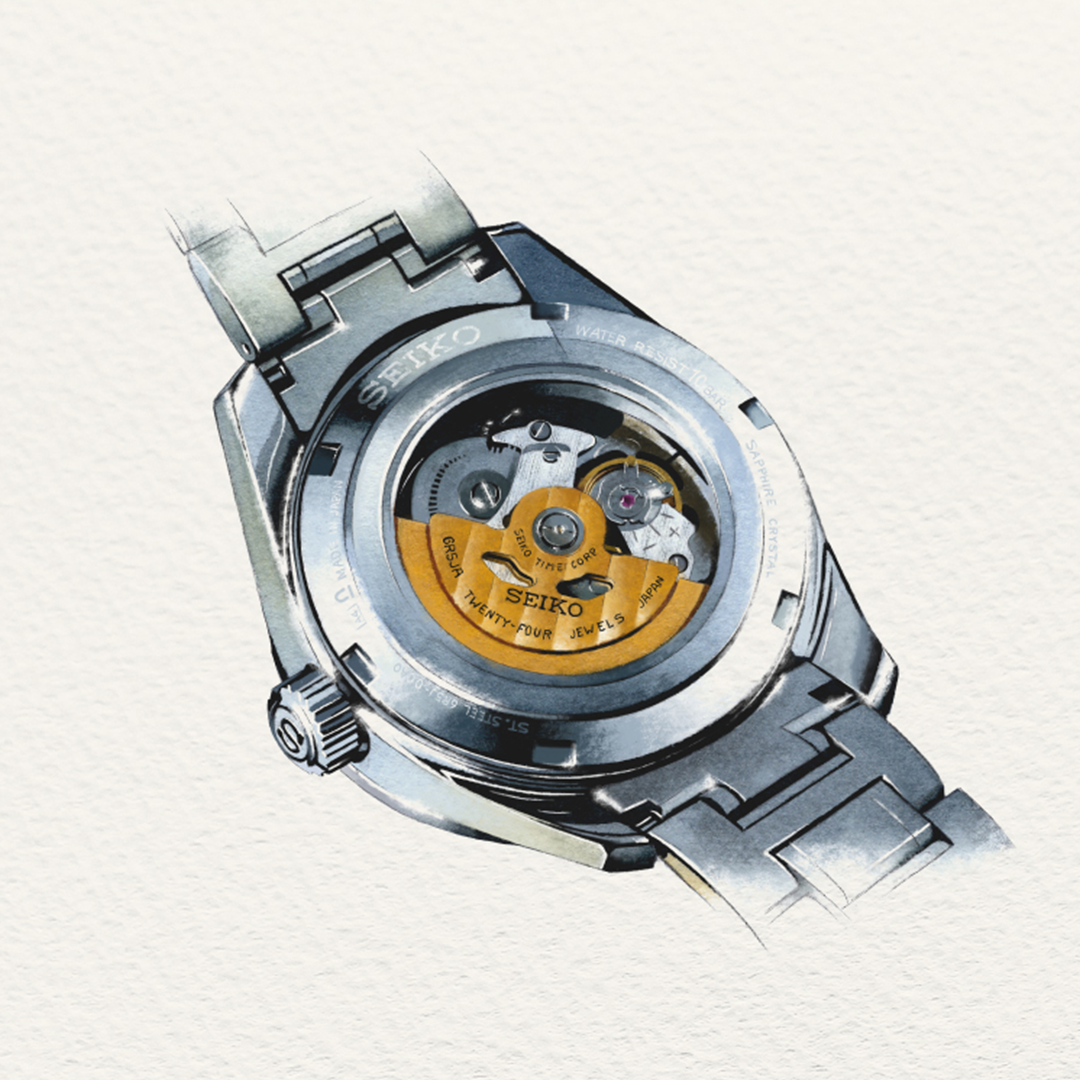 Seiko SPB415J1 Presage ‘Shiro’ Sharp-Edged Open Heart SPB415