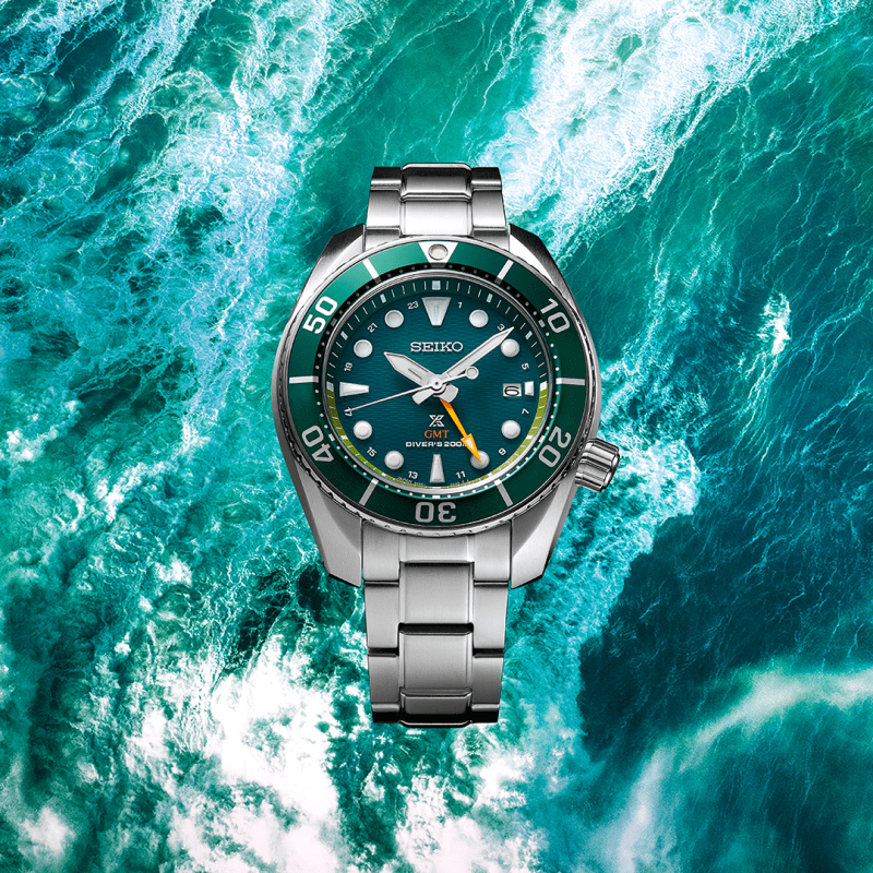 SEIKO SFK003 SFK003J1 Prospex Seascape ‘SUMO’ Solar GMT Diver