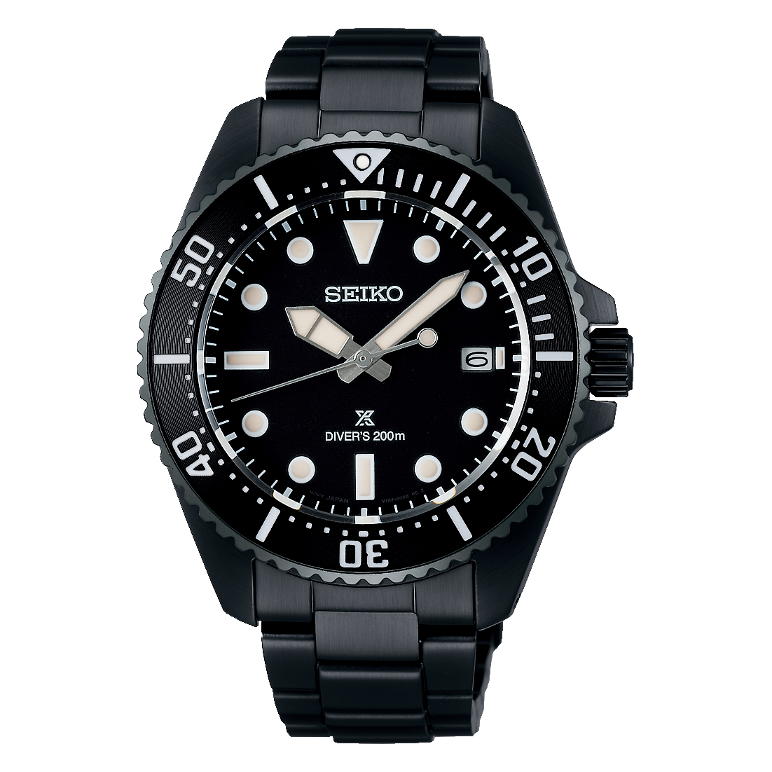 Seiko SNE599 Seiko Prospex Solar Diver’s in All Black SNE599P1