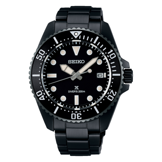 Seiko SNE599 Seiko Prospex Solar Diver’s in All Black SNE599P1