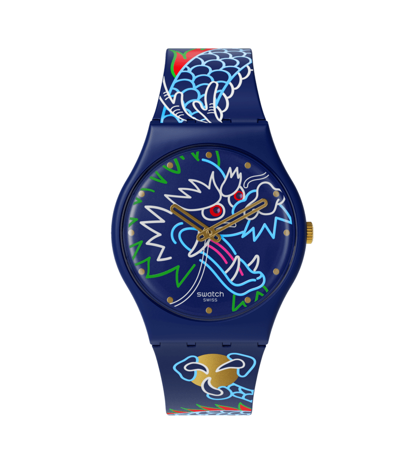 SWATCH SO28Z125 DRAGON IN WAVES