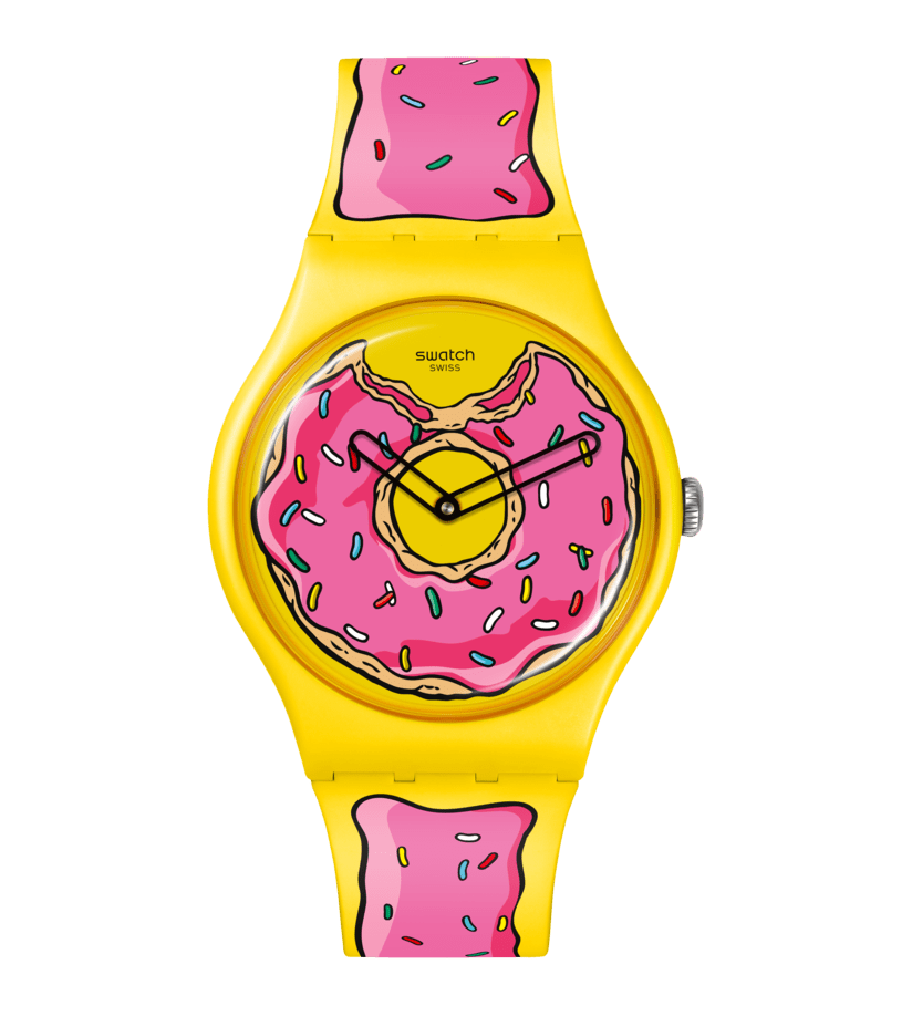 SWATCH SO29Z134 THE SIMPSONS COLLECTION SECONDS OF SWEETNESS