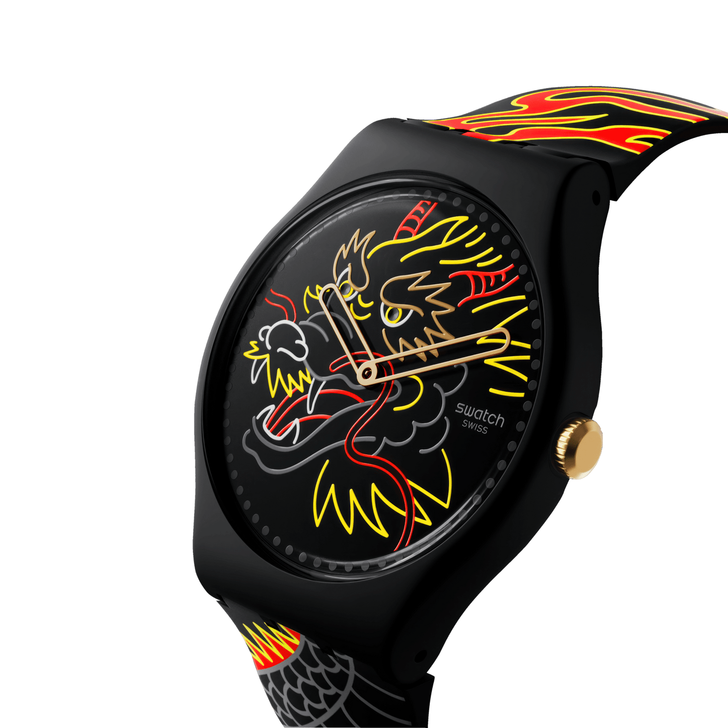 SWATCH SO29Z137-5300 DRAGON IN WIND PAY!