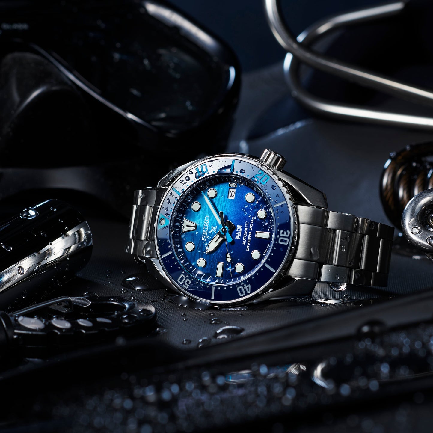 Seiko SPB375J1 Prospex ‘Great Blue’ ‘Sumo’ Scuba PADI Special Edition SPB375