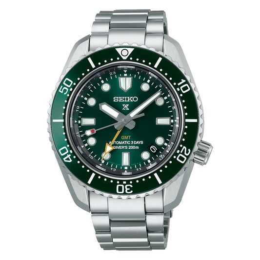 Seiko Prospex 1968 Heritage Diver’s GMT Watch in ‘Marine Green’ SPB381 SPB381J1