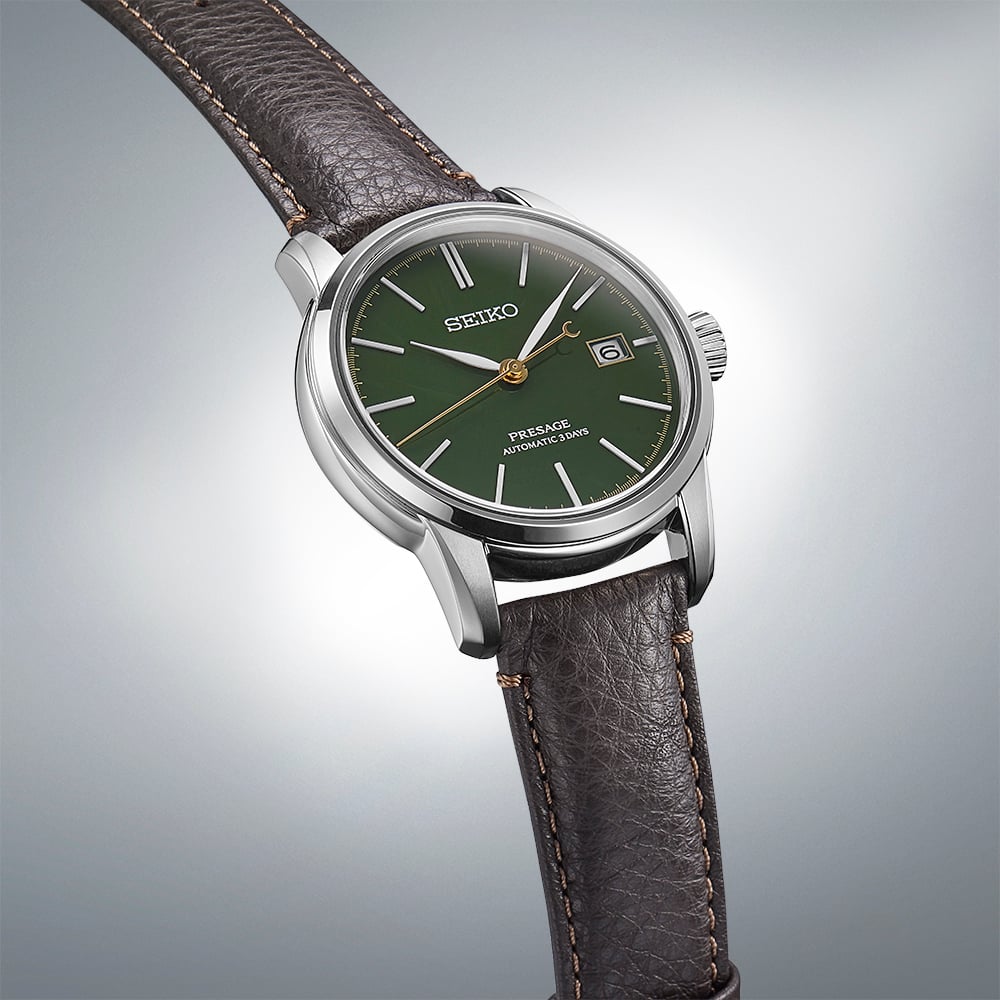 Seiko SPB407J1 ‘Natural Green’ Urushi Lacquer – Presage Craftsmanship Series SPB407