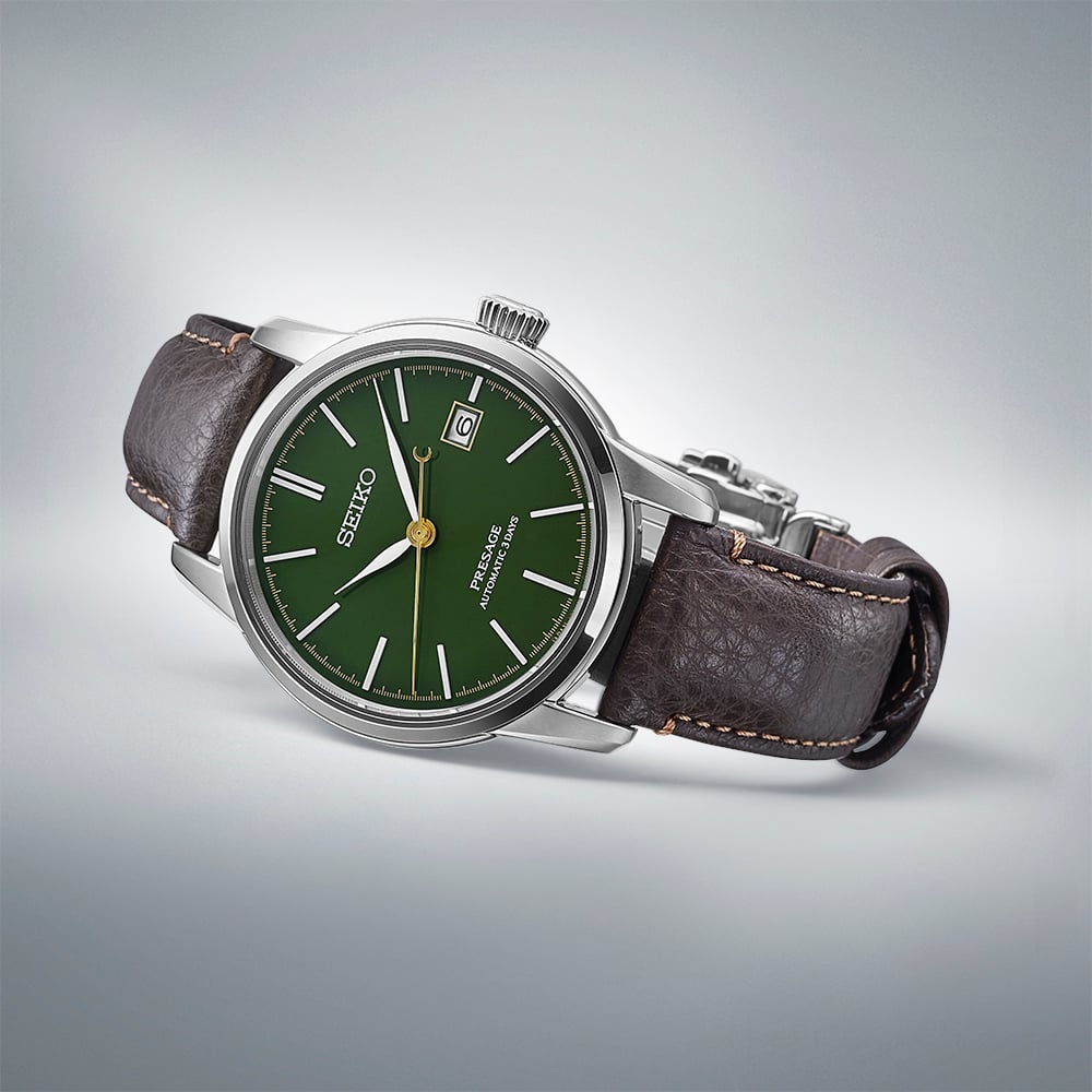 Seiko SPB407J1 ‘Natural Green’ Urushi Lacquer – Presage Craftsmanship Series SPB407