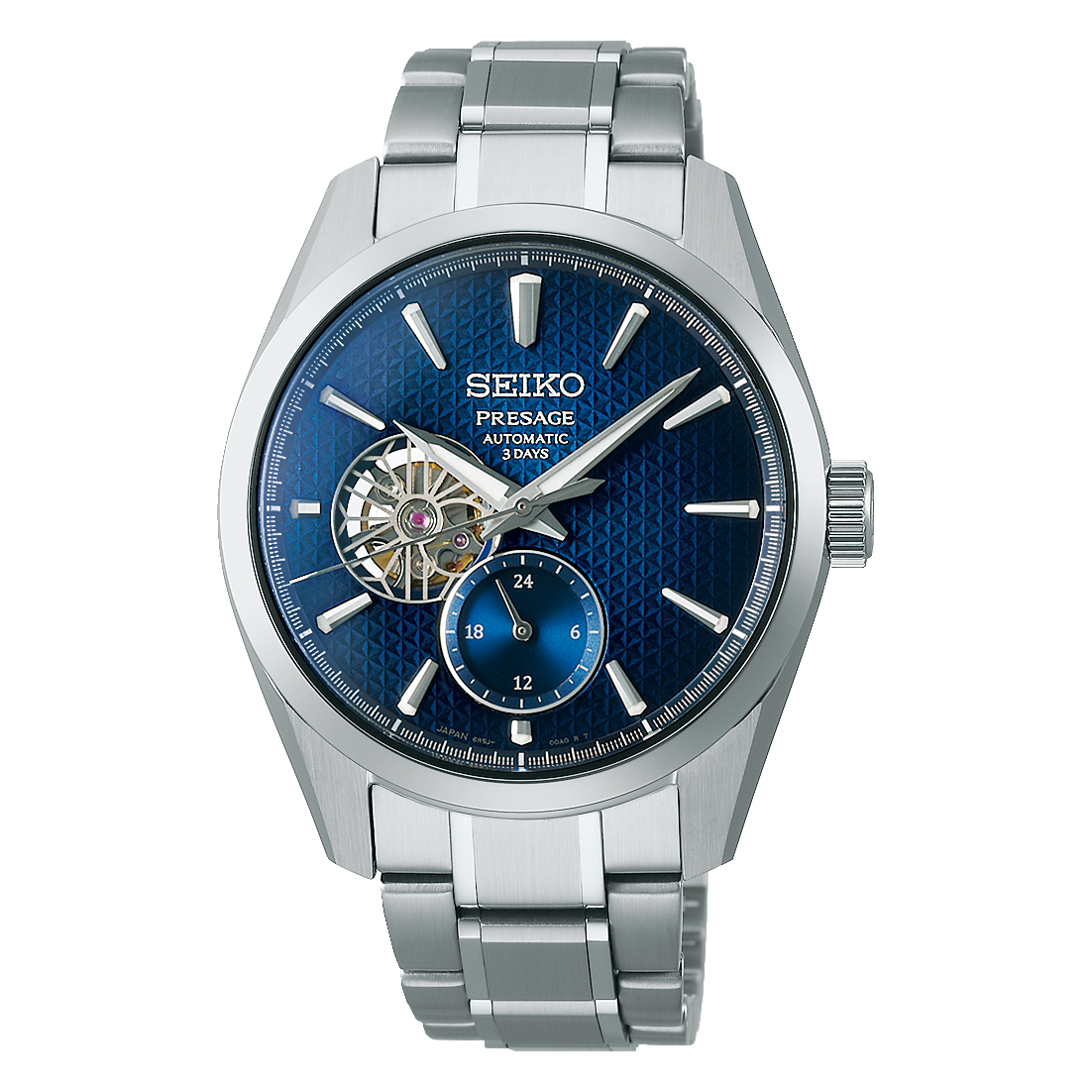 Seiko SPB417J1 Presage ‘Ao’ Sharp-Edged Open Heart SPB417
