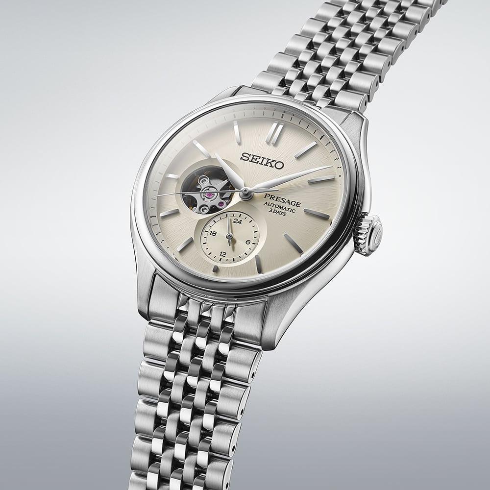Seiko SPB469J1 Seiko Presage Classic Series ‘Shiro-iro’ Open heart SPB469