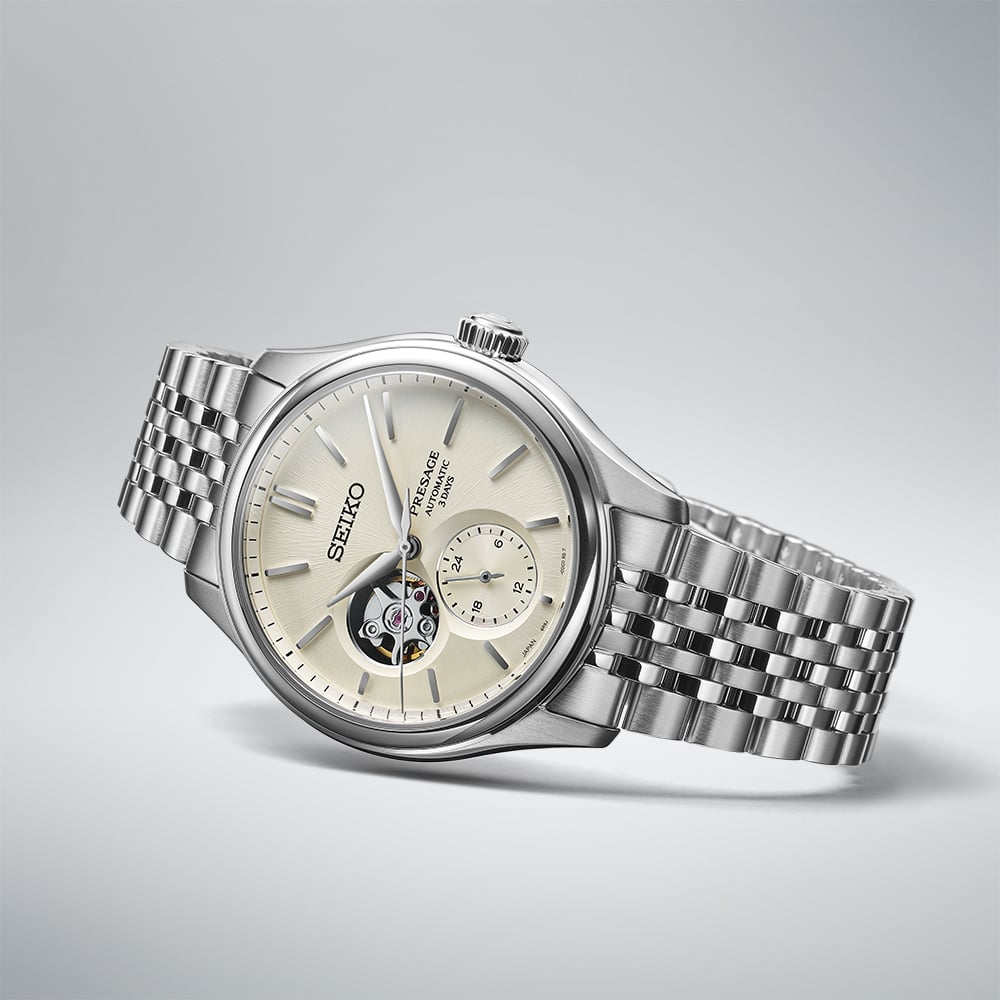 Seiko SPB469J1 Seiko Presage Classic Series ‘Shiro-iro’ Open heart SPB469