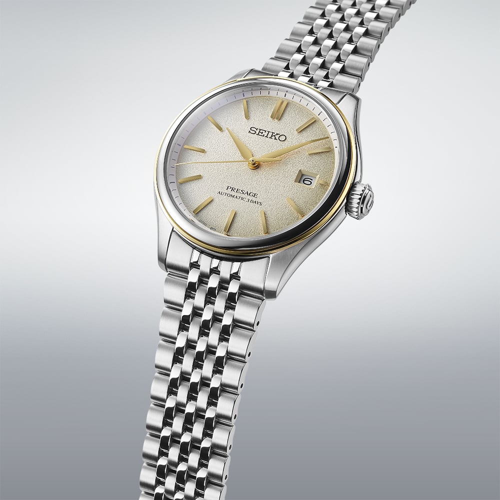 Seiko SPB478J1 Seiko Presage Classic Series in Delicate Cream Silk SPB478