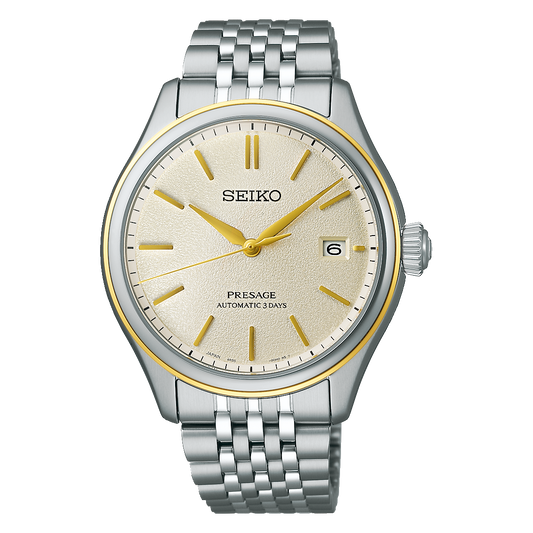 Seiko SPB478J1 Seiko Presage Classic Series in Delicate Cream Silk SPB478