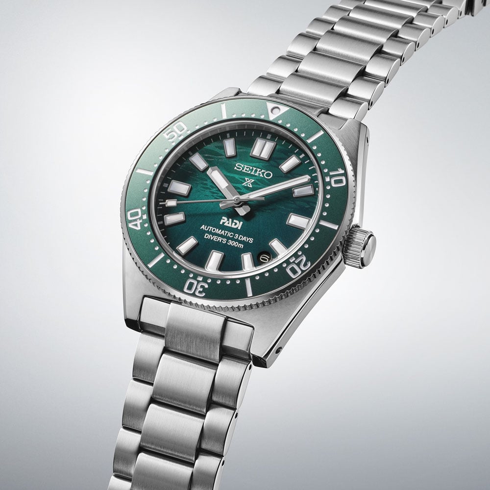 Seiko SPB501J1 Prospex 1965 Heritage Diver’s PADI Special Edition in Green SPB501