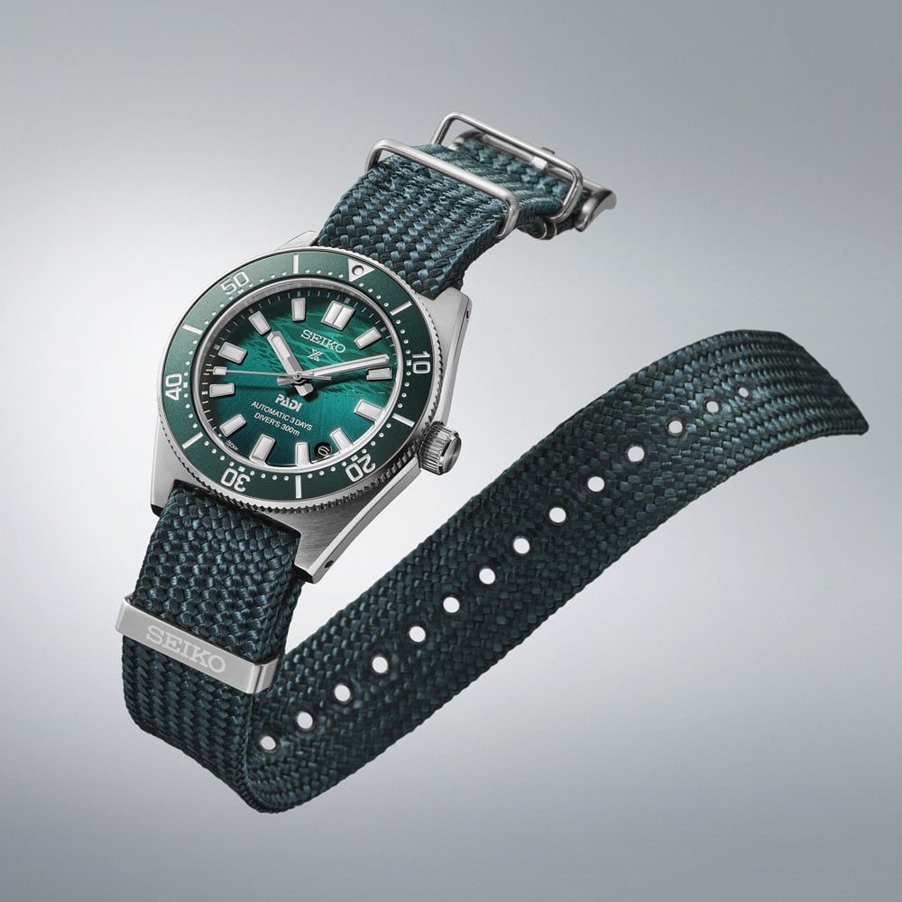 Seiko SPB501J1 Prospex 1965 Heritage Diver’s PADI Special Edition in Green SPB501