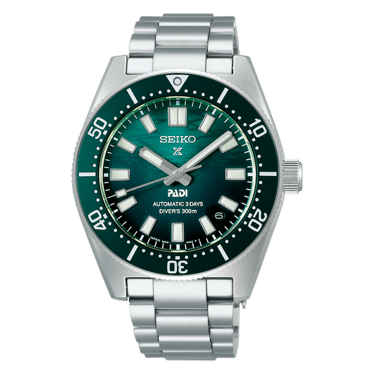 Seiko SPB501J1 Prospex 1965 Heritage Diver’s PADI Special Edition in Green SPB501
