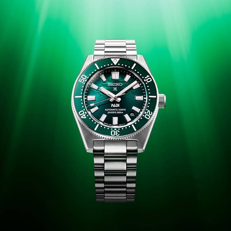 Seiko SPB501J1 Prospex 1965 Heritage Diver’s PADI Special Edition in Green SPB501