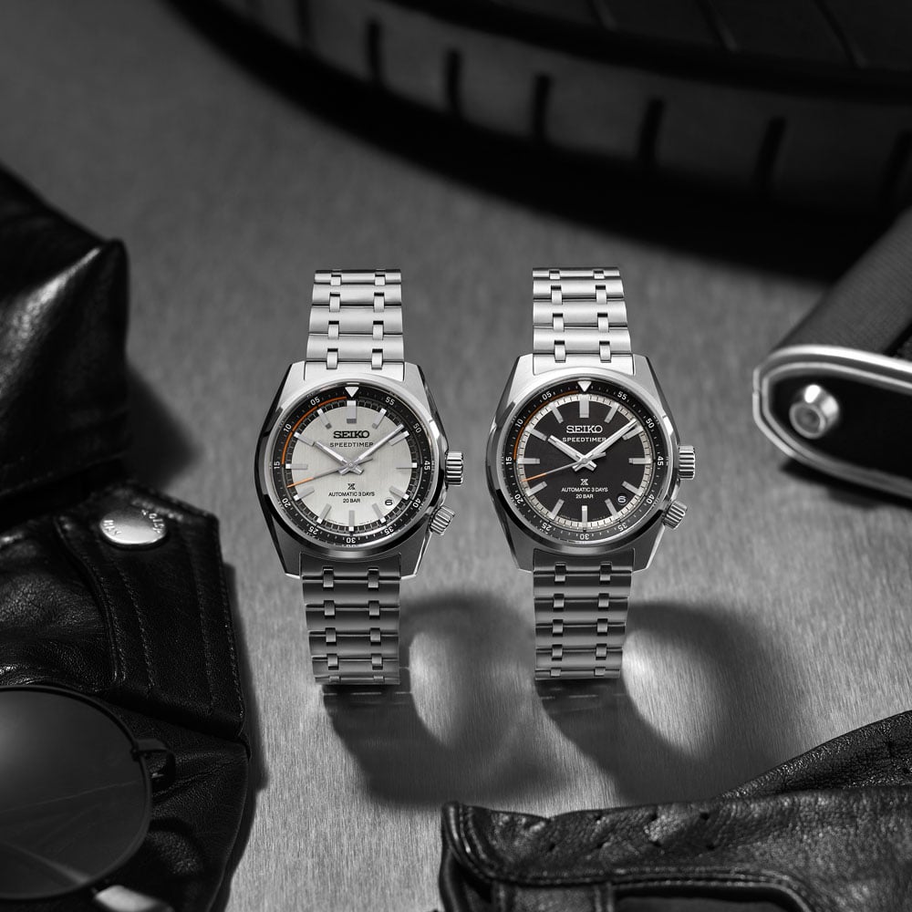 Seiko SPB513 Speedtimer 6R ‘Compact Countdown’ in grey-white contrast SPB513J1