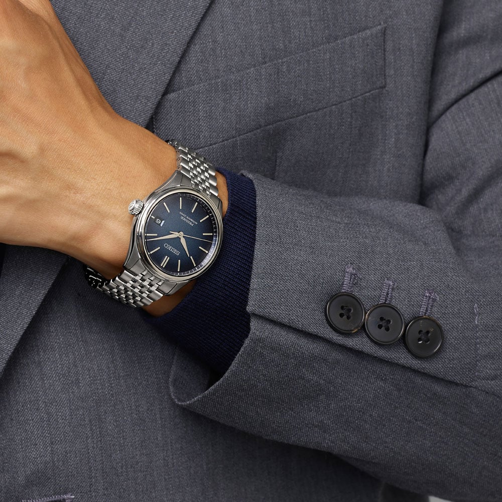 Seiko SPB525J1 Seiko Presage Classic in ‘Ai-iro’ Japan Blue SPB525