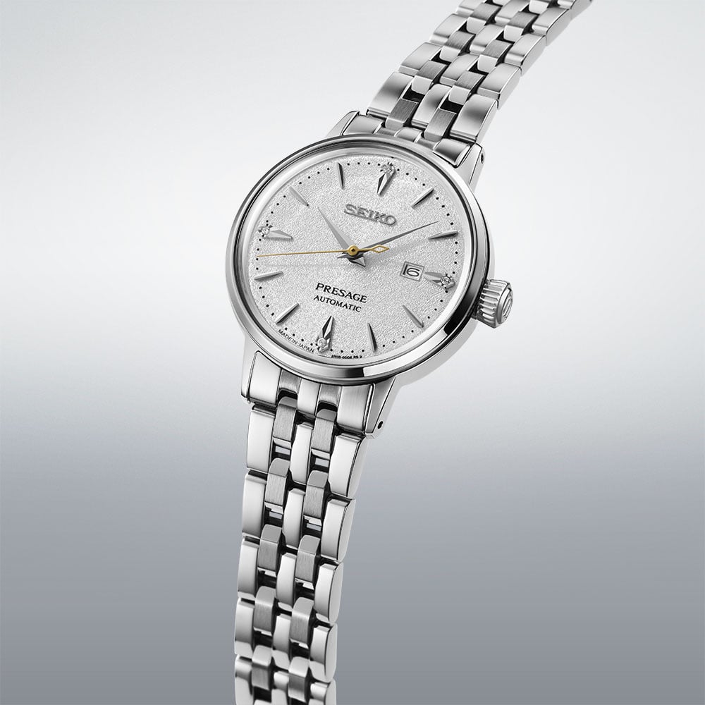 Seiko SRE017J1 Seiko Presage ‘Hot Buttered Rum’ Diamond-set 30mm Cocktail Time SRE017