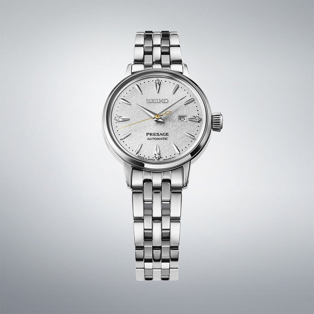 Seiko SRE017J1 Seiko Presage ‘Hot Buttered Rum’ Diamond-set 30mm Cocktail Time SRE017